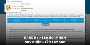 Đăng ký Hi88 ngay hôm nay nhận liền tay 58k